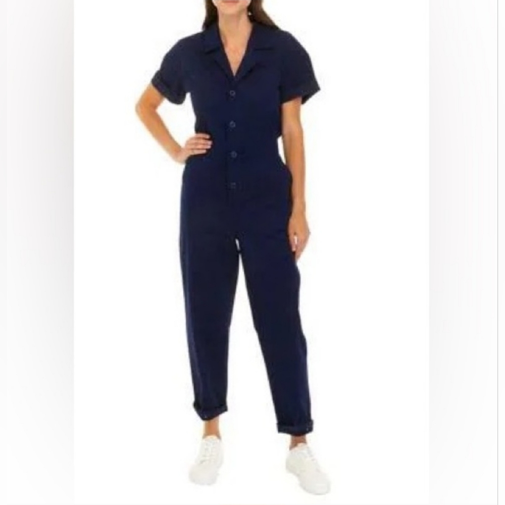 Crown & Ivy Blue Jumpsuit with Elegant Design
